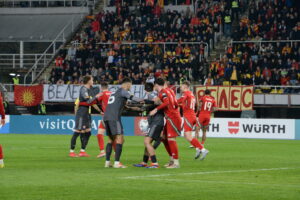 World cup Qualifying Macedonia vs Wales at Tose Proeski Arena Skopje, Macedonia. Foto credit Ita for BalkanPress