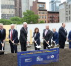 Governor Kathy Hochul, Port Authority of New York and New Jersey Chairman Kevin O'Toole, and New York City Building and Construction Trades Council President Gary LaBarbera Where: Lot H, West 38th Street Between 9th and 10th Avenues, New York, NY. Foto credit ©BalkanPress