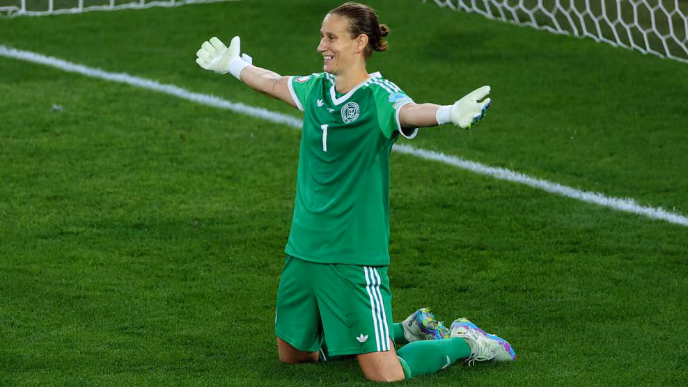 France 1-1 Germany Women's EURO 2025 quarter-final shoot-out