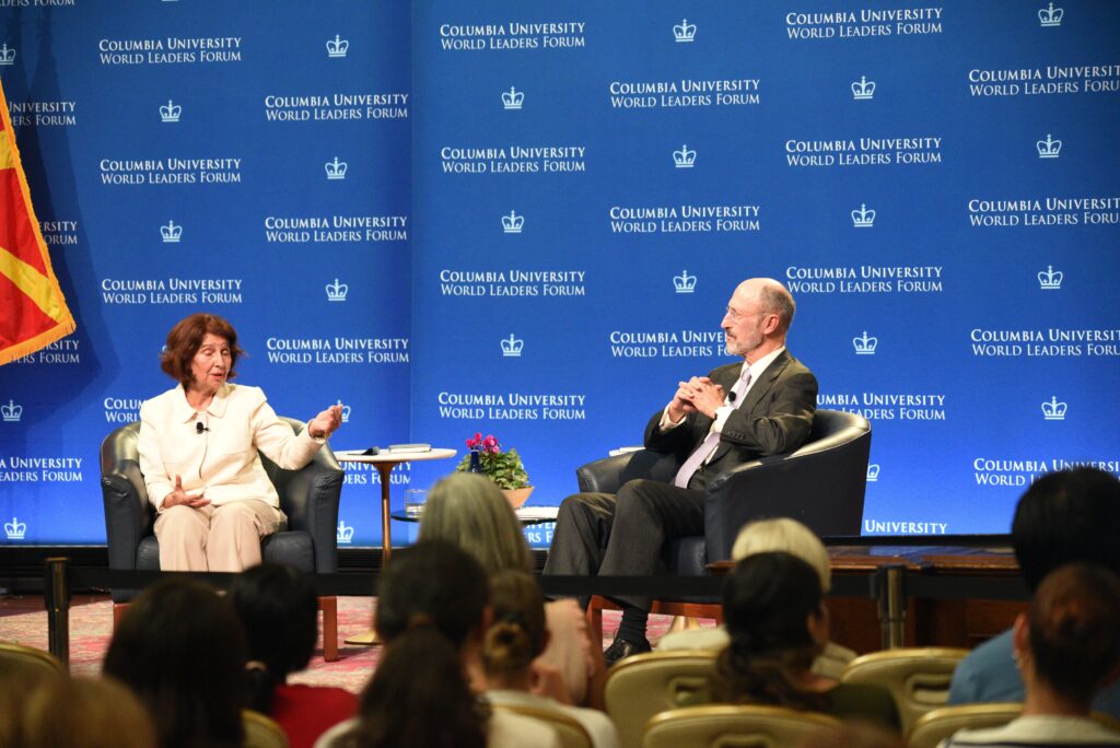 Gordana Siljanovska-Davkova, President of North Macedonia with 